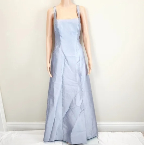 Alfred Sung Sleeveless Square-Neck Princess Line Gown Size 8 - Picture 3 of 12